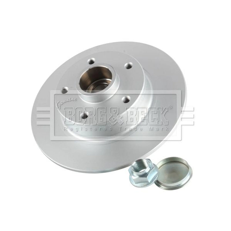 Borg & Beck 2 x Solid Rear Brake Discs BBD5966S-x2