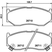 Mintex Brake Pad Set MDB4356