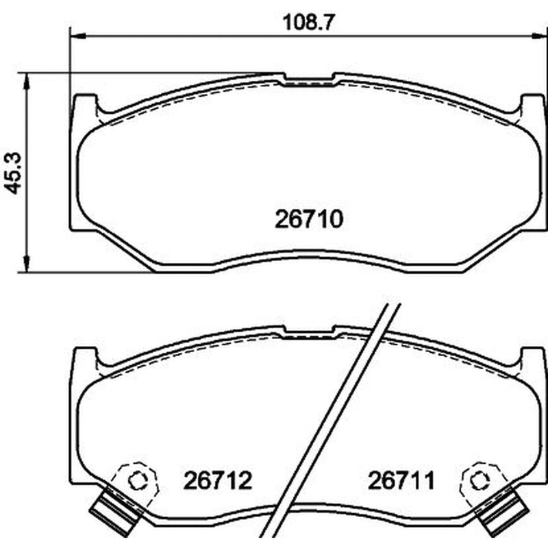 Mintex Brake Pad Set MDB4356