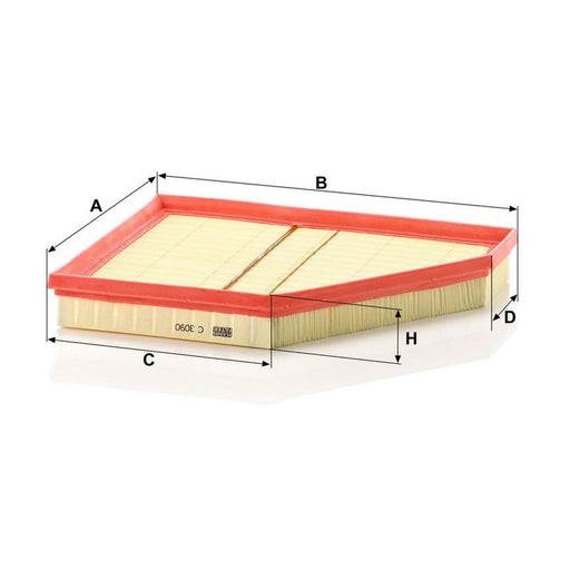 MANN-FILTER Engine Air Filter C 3090