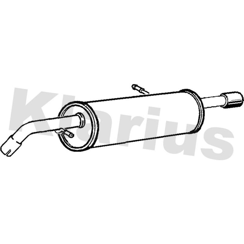 Klarius Box With Tail Pipe Rear PG836T