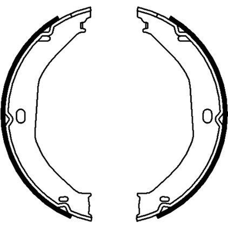 Textar Parking Brake Shoe Set 91071700