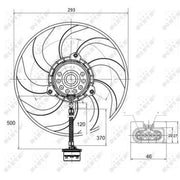 NRF Engine Cooling Fan 47373