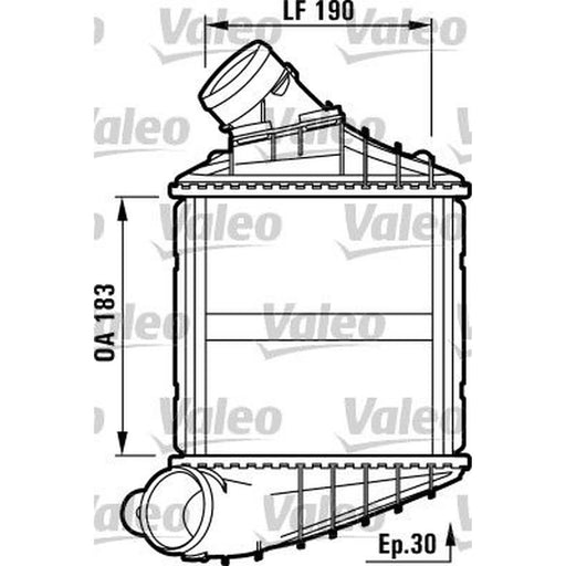 Valeo Intercooler (Charge Air Cooler) 817459