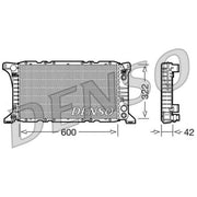 Denso Engine Radiator DRM10092