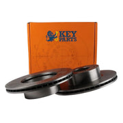 Key Parts 2 x Vented Front Brake Discs KBD4471-x2