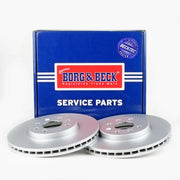 Borg & Beck 2 x Front Brake Discs BBD4455-x2