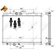 NRF Engine Radiator 50440