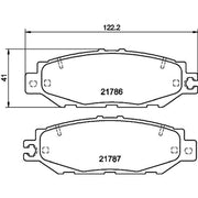 Mintex Rear Brake Pad Set MDB1841