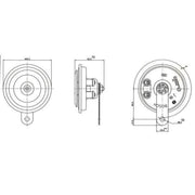 Bosch Car Horn Signal Unit 0 986 320 135
