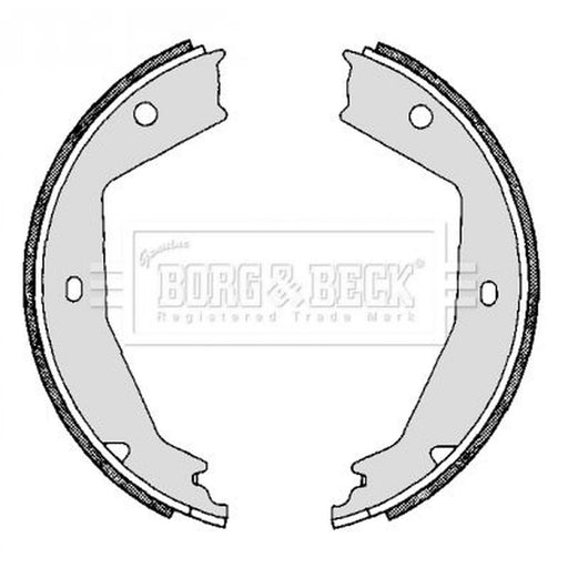 Borg & Beck Parking Brake Shoe Set BBS6284