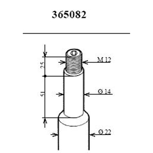 KYB Shock Absorber Damper Strut Front 365082