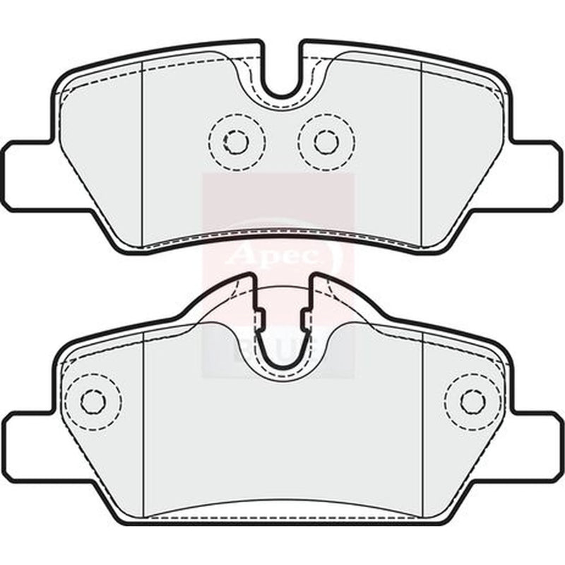 Apec Rear Brake Pad Set PD3378