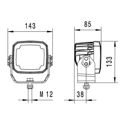 Hella Worklight High 1GA 995 606-601