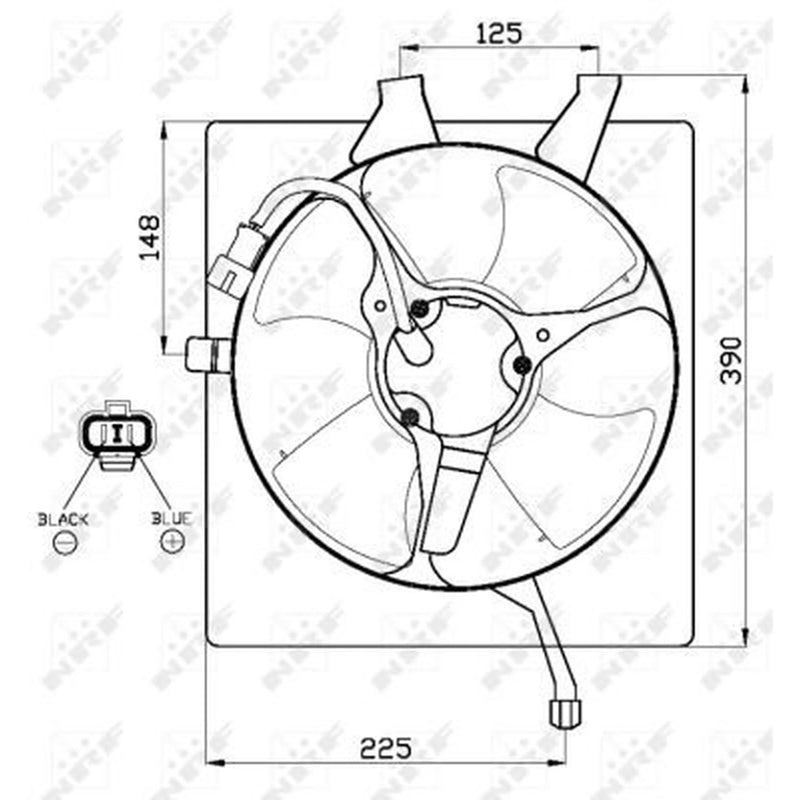 NRF Engine Cooling Fan 47517