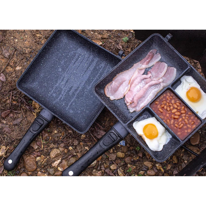 Ridgemonkey Cooking Pan Connect Combi & Steamer XXL Granite Fishing Camping - RidgeMonkey - Van Life Living