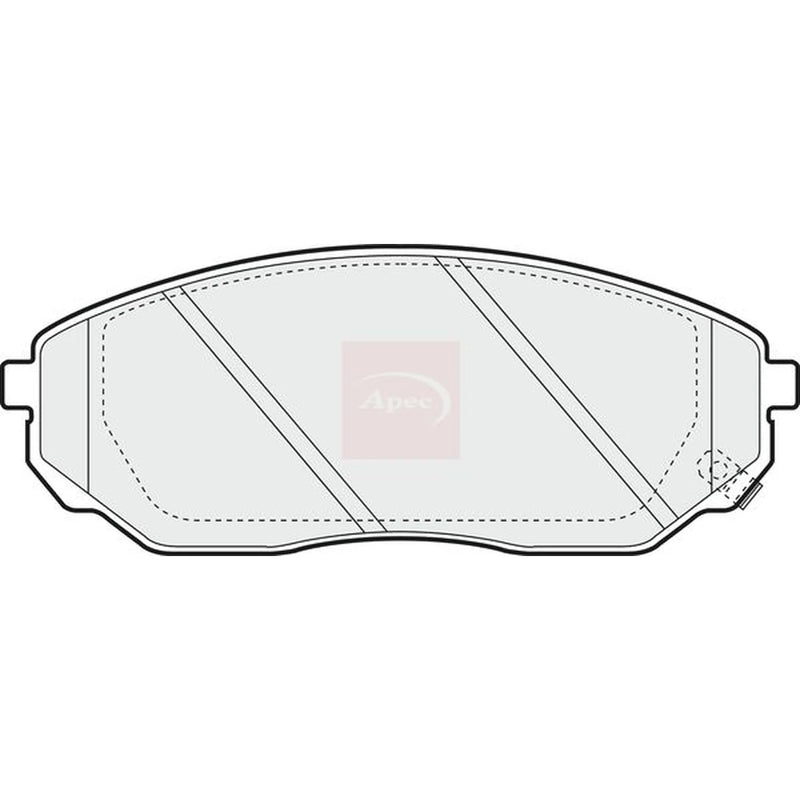 Apec Front Brake Pad Set PAD1343
