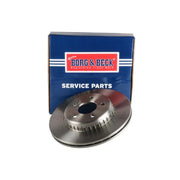 Borg & Beck 2 x Vented Rear Brake Discs BBD7021S-x2