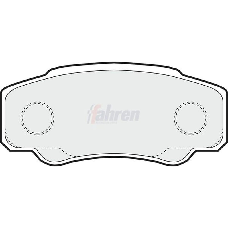Fahren Rear Brake Pad Set fits Citroën Relay II 2002-2006 2.0 2.2 2.8
