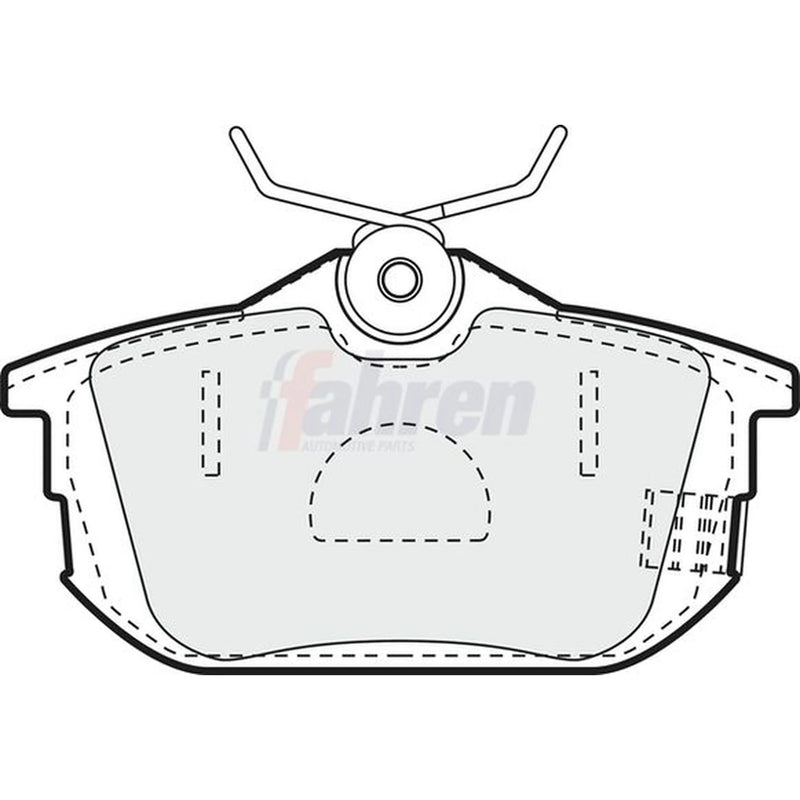 Fahren Rear Brake Pad Set FBP3027
