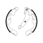 Textar Brake Shoe Set Axle Kit 91064500
