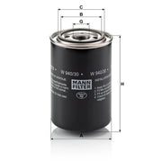 MANN-FILTER Engine Oil Filter W 940/30