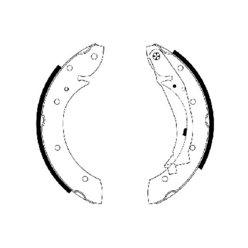 Mintex Brake Shoe Set Axle Kit MFR434