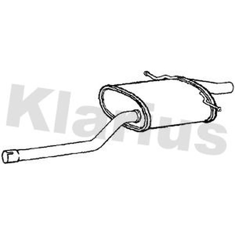 Klarius Box With Tail Pipe Rear BM480P
