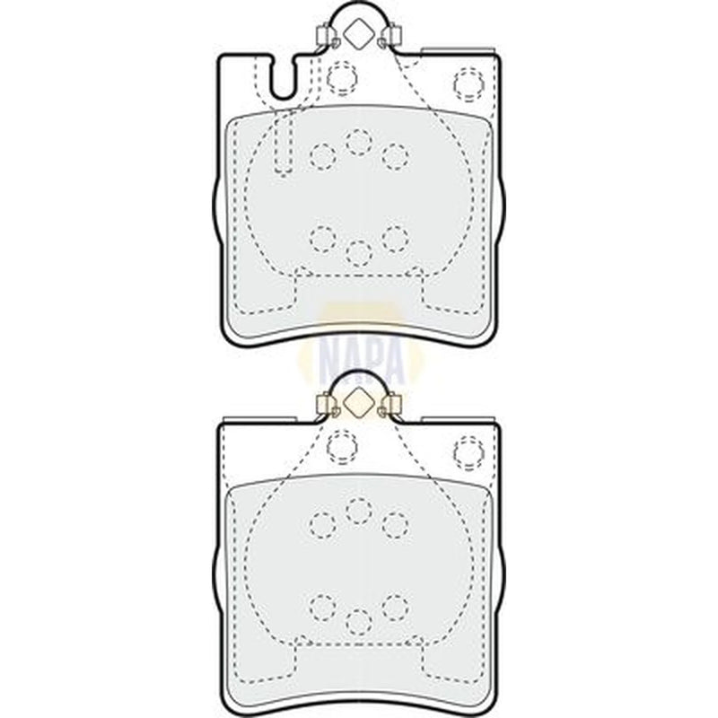 NAPA Rear Brake Pad Set NBP1699