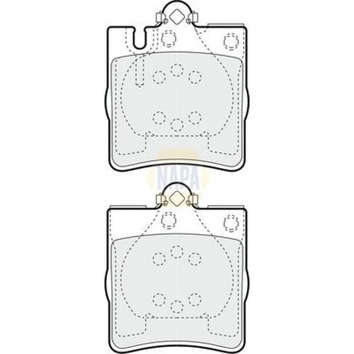 NAPA Rear Brake Pad Set NBP1699