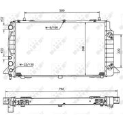 NRF Engine Radiator 50528