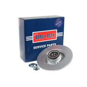 Borg & Beck 2 x Solid Rear Brake Discs BBD5796S-x2