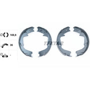 Textar Parking Brake Shoe Set 91080400
