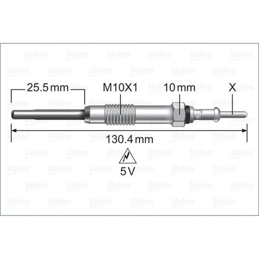 Valeo Diesel Engine Glow Plug 345237