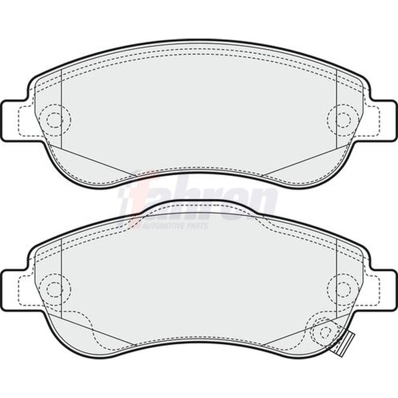 Fahren Front Brake Pad Set fits Honda Cr-V III 2006-2012 2.0 2.2 2.4