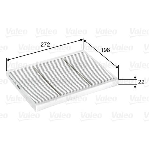 Valeo Cabin Air Filter (Pollen Filter) outer 716067