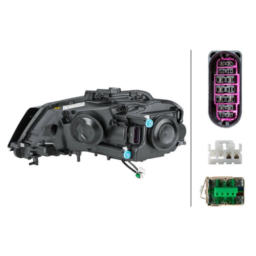 Hella Headlight Headlamp D3S (Gas Discharge Lamp) Right 1EL 009 648-401
