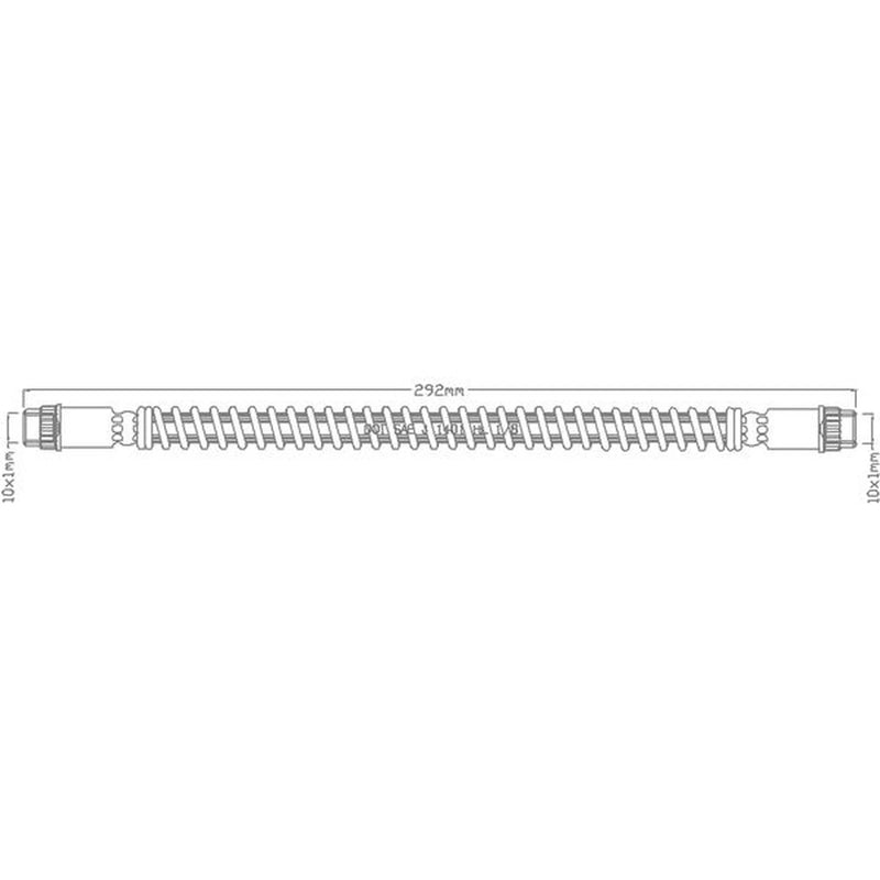 Abtex Brake Hydraulic Hose Line Right ABH1034