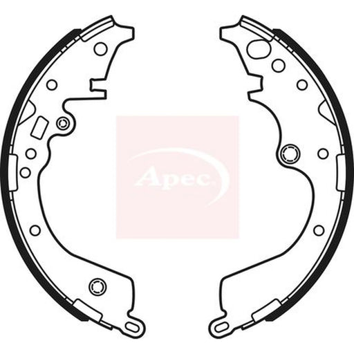 Apec Brake Shoe Set Axle Kit SHU766