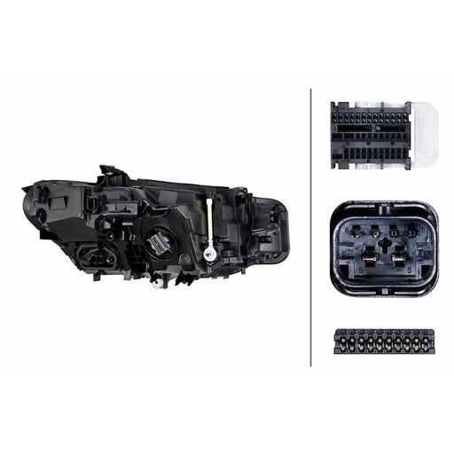 Hella Headlight Headlamp LED Left 1LX 016 809-731