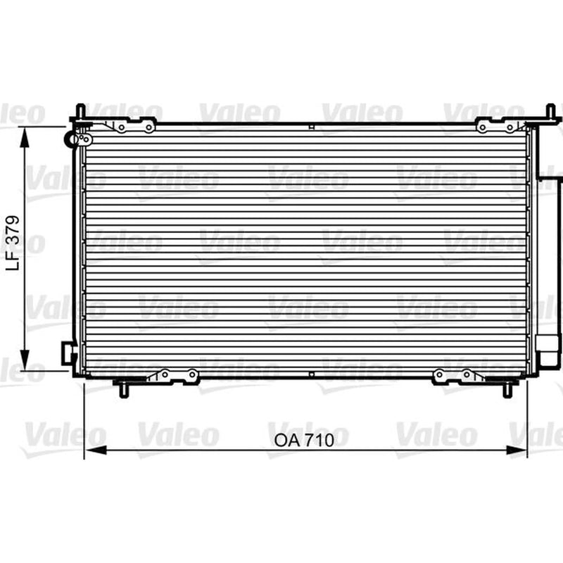Valeo Air Conditioning Condenser 814225