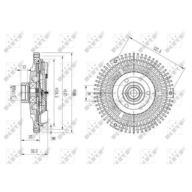 NRF Radiator Fan Clutch 49647