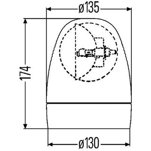 Hella Rotating Beacon Wide High 2RL 007 337-057