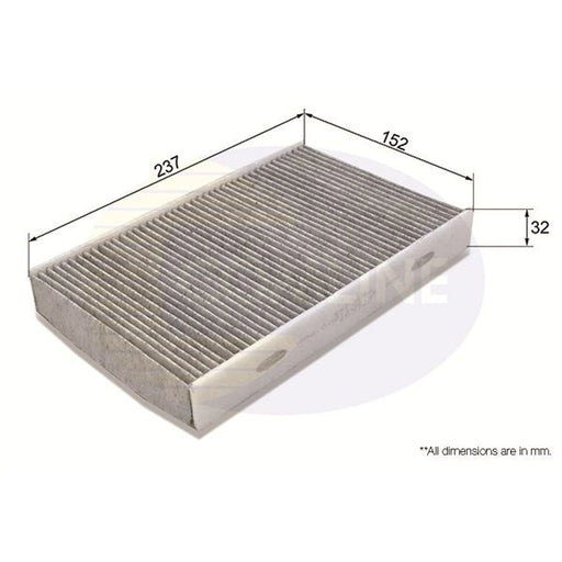 Comline Cabin Air Filter (Pollen Filter) EKF305A