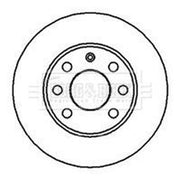 Borg & Beck Front Brake Discs BBD4857-x2