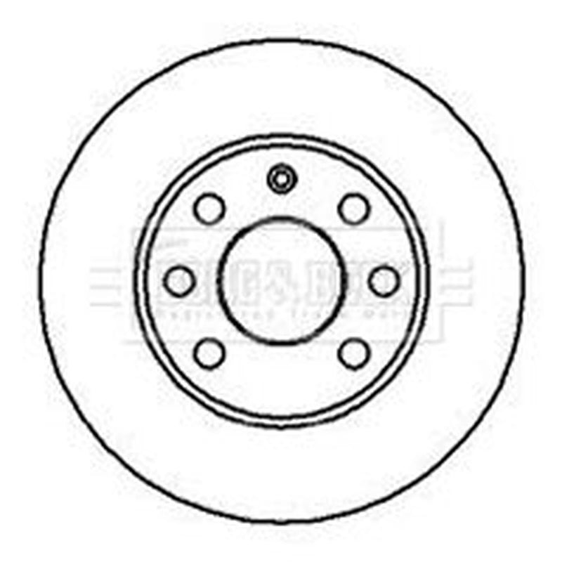 Borg & Beck Front Brake Discs BBD4857-x2