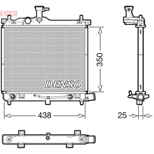 Denso Engine Radiator DRM41023
