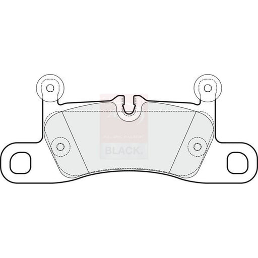 Apec Rear Brake Pad Set PAD1796B