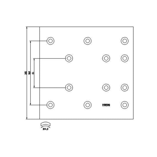 DON Don Cv Brake Lining Set PB4212S7141