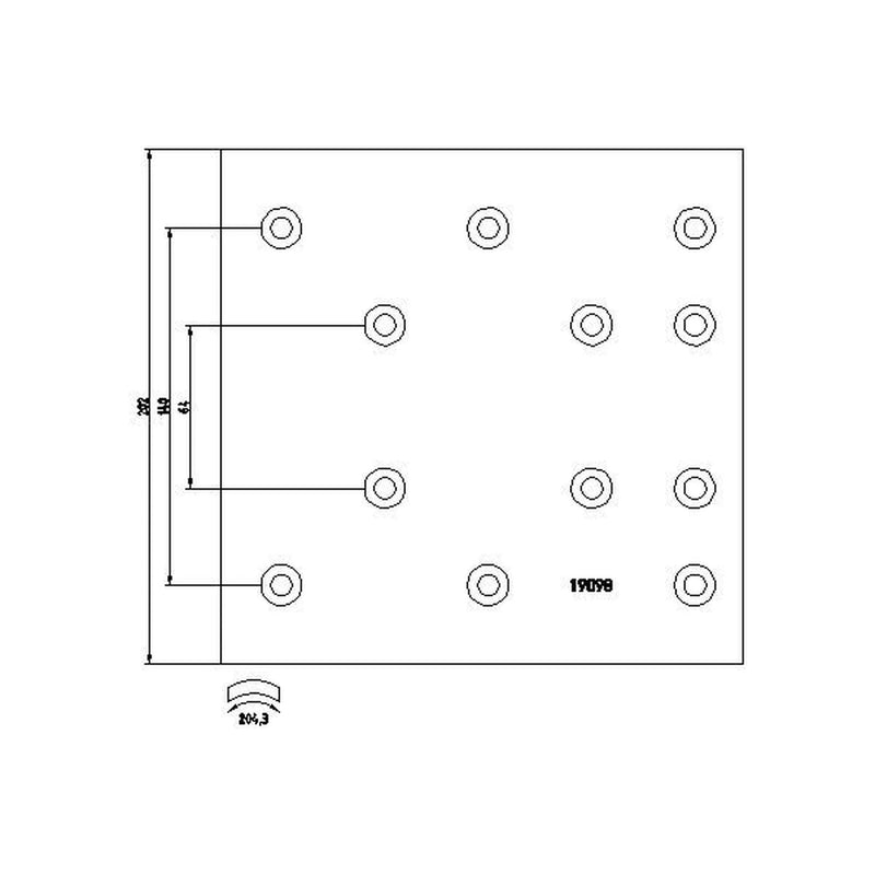 Textar Textar Cv Brake Lining Set 1909101